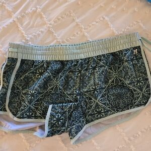 Hurley Dark Green And Light Green Swim Coverup